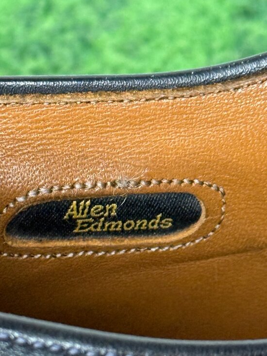 Allen Edmonds Byron Shoes Black Men Black Cap Toe Size 11.5 D main image 10